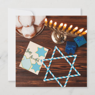 Happy Hanukkah Holiday Card