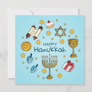 Happy Hanukkah Holiday Card
