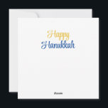 Happy Hanukkah Holiday Card<br><div class="desc">Happy Hanukkah,  colourful design.</div>