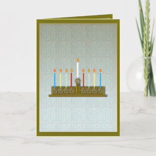 Happy Hanukkah Holiday Card
