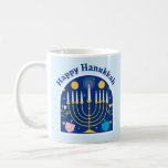 Happy Hanukkah Holiday Festive Coffee Mug<br><div class="desc">Happy Hanukkah Holiday Festive Coffee Mug</div>