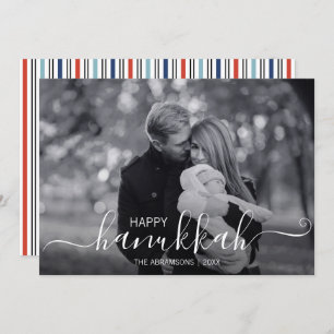 Happy Hanukkah Holiday Photo Card