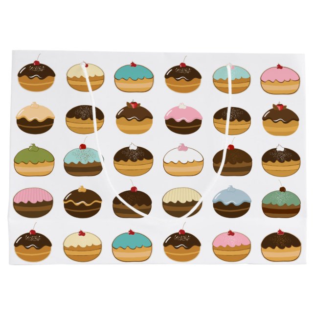 Happy Hanukkah Large Gift Bag (Back)