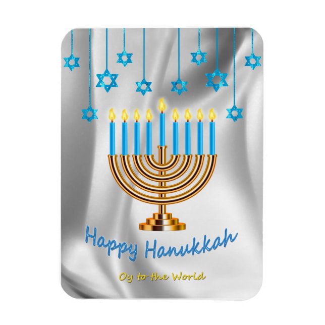 Happy Hanukkah Magnet (Vertical)