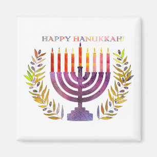 Happy Hanukkah Magnets