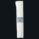 Happy Hanukkah Menorah Candle Blue<br><div class="desc">© Gorjo Designs. Made for you via the Zazzle platform. // Need help customising your design? Got other ideas? Feel free to contact me (Zoe) directly via the contact button below.</div>