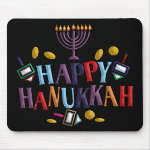 Happy Hanukkah Mouse Pad
