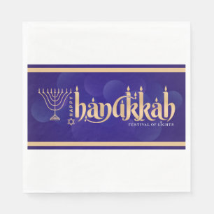 Happy Hanukkah Napkin