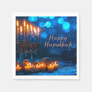 Happy Hanukkah Napkin
