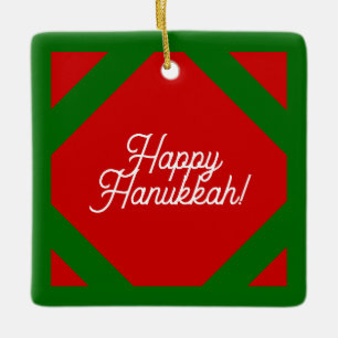 happy Hanukkah Ornament