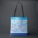 HAPPY HANUKKAH Personalised Holiday Wishes  Tote Bag<br><div class="desc">Our HAPPY HANUKKAH Holiday Wishes Tote says it all (really) ! This practical bag is a fantastic way to share your good wishes for a Happy Chanukah. A great gift that is sure make people smile. Includes LOVE LIGHT LAUGHTER. I have a little dreidel, Shine Bright, and Light up the...</div>