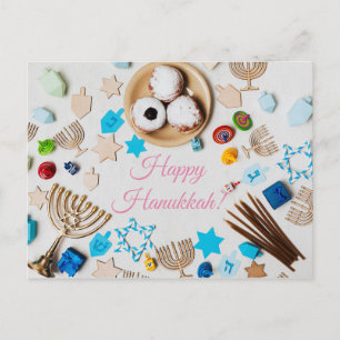 Happy Hanukkah Postcard