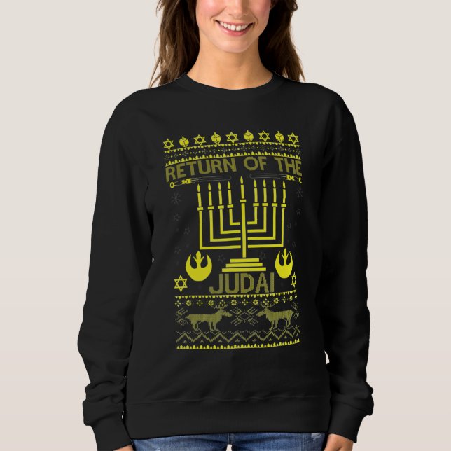 Happy Hanukkah Retun Of The Judai Ugly Sweater Chr (Front)