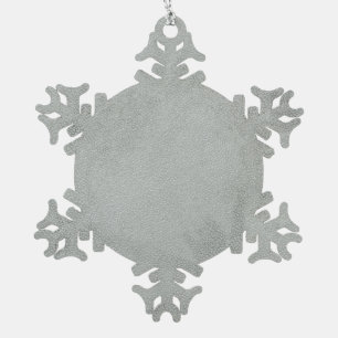 Happy Hanukkah Sameach! Snowflake Pewter Christmas Ornament