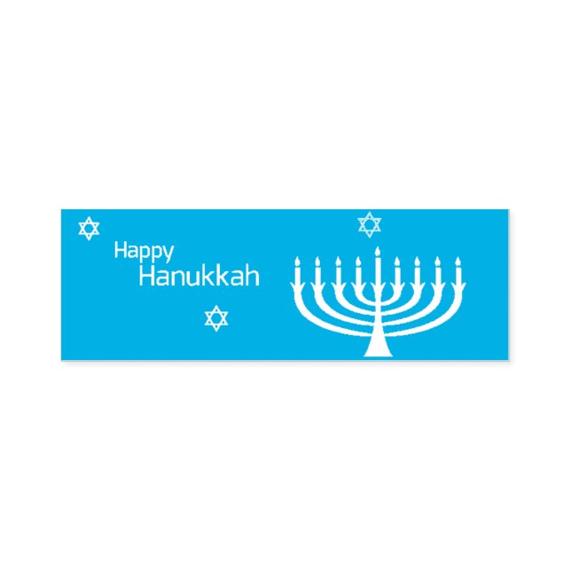 Happy Hanukkah Self-inking Stamp (Design)