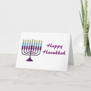 Happy Hanukkah Shalom Holiday Card