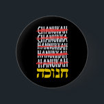 Happy Hanukkah Spelling Chanukah Hebrew Jewish 6 Cm Round Badge<br><div class="desc">Happy Hanukkah Spelling Chanukah Hebrew Jewish</div>