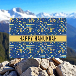 Happy Hanukkah Star of David Cute Trendy Holiday Card