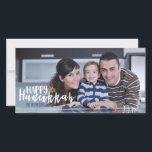 Happy Hanukkah Star of David Photo Card<br><div class="desc">Cute and stylish Happy Hanukkah Star of David Photo Card is perfect for your card sending this holiday season.  Has matching accessories.</div>