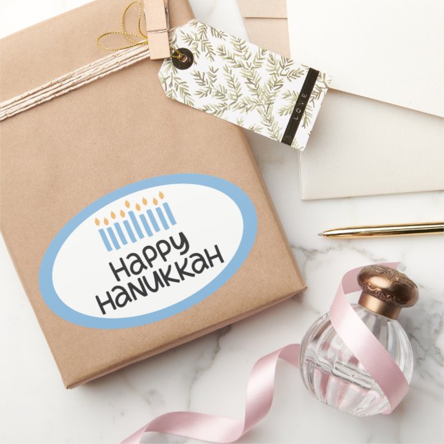 Happy Hanukkah Stickers (Gifting)
