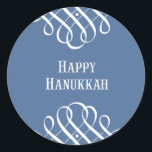 Happy Hanukkah Stickers<br><div class="desc">Happy Hanukkah!</div>