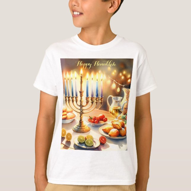 Happy Hanukkah T-Shirt (Front)