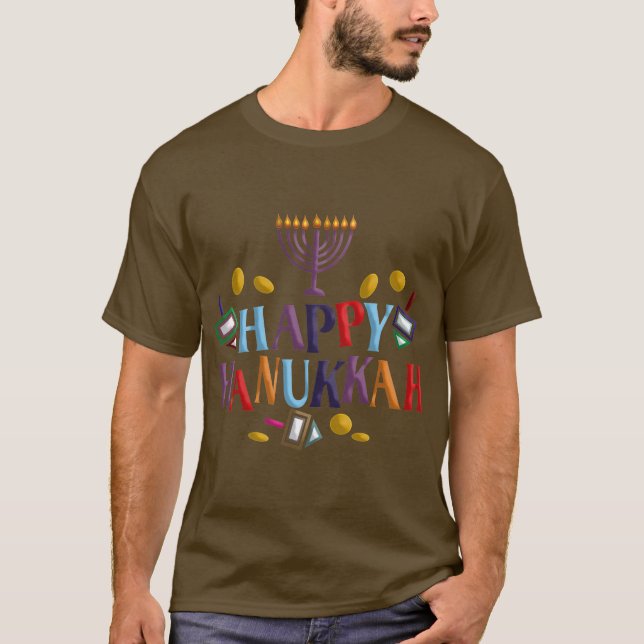 Happy Hanukkah T-Shirt (Front)