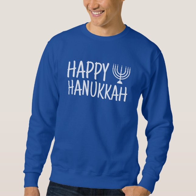 Happy Hanukkah T-Shirt Sweatshirt (Front)