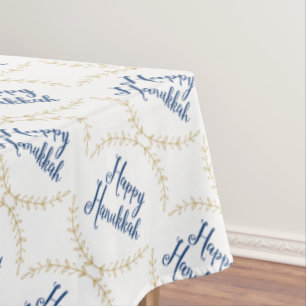 Happy Hanukkah Tablecloth