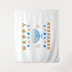 Happy Hanukkah  Tapestry