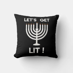 Happy Hanukkah Tis The Season Get Cushion