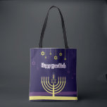 Happy Hanukkah Tote Bag<br><div class="desc">Happy Hanukkah Tote Bag (</div>