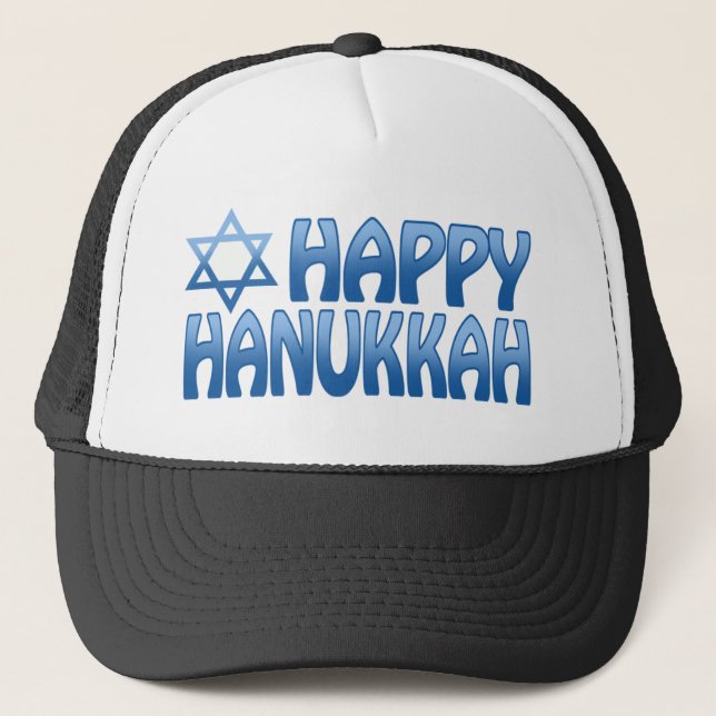 Happy Hanukkah Trucker Hat (Front)