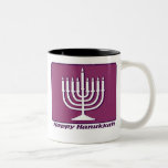 Happy Hanukkah Two-Tone Coffee Mug<br><div class="desc"></div>