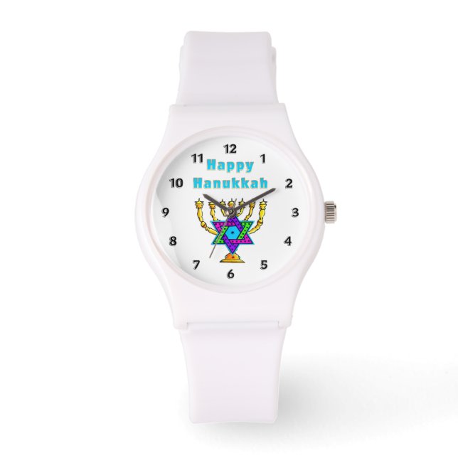 Happy Hanukkah Watch (Front)