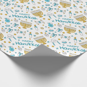 Happy Hanukkah Wrapping Paper