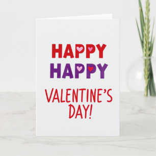 Happy Happy Valentines Day Card