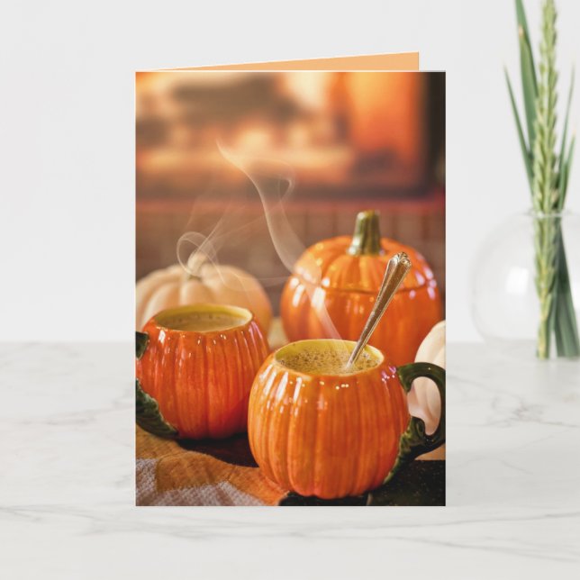 HAPPY HARVEST (ANTI-HALLOWEEN) PUMPKIN CARDS (Front)