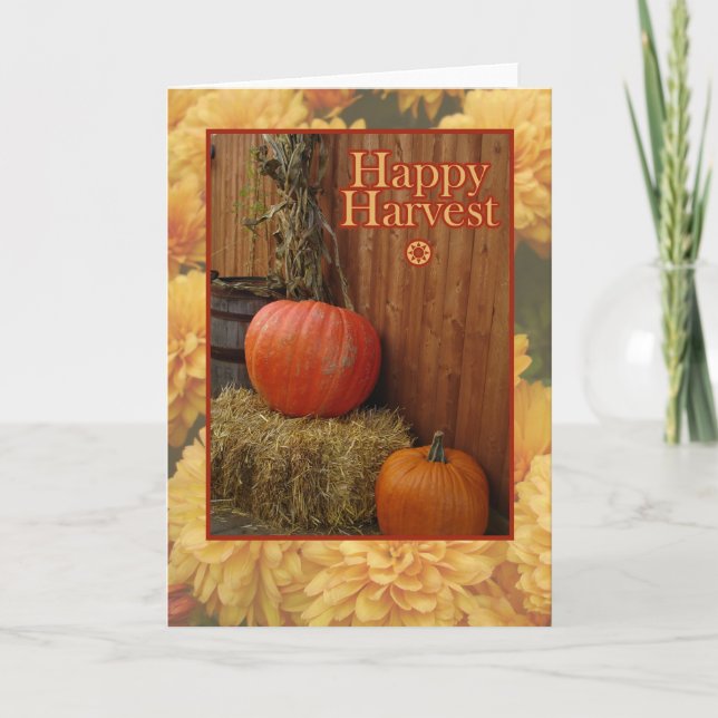 Happy Harvest Card (Front)