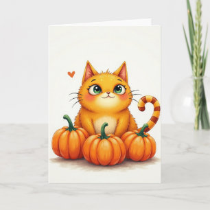 Happy Harvest Orange Creature Card