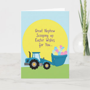 Happy Harvest Tractor Card
