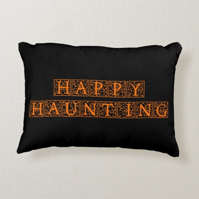 Happy Haunting Decorative Cushion (Back)