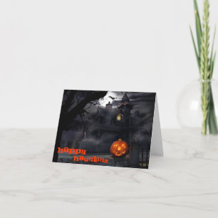 Happy Haunting Halloween Card