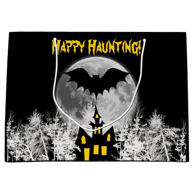 Happy Haunting Large Gift Bag (Front)