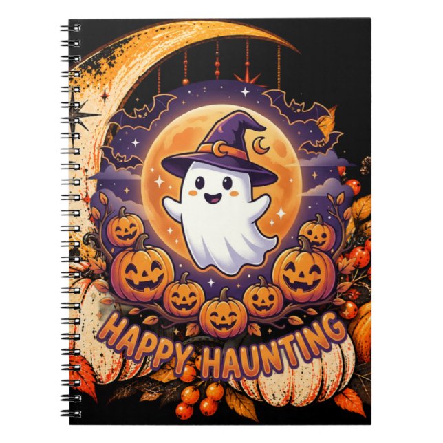 Happy Haunting  Notebook (Front)