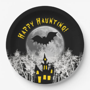 Happy Haunting Paper Plate