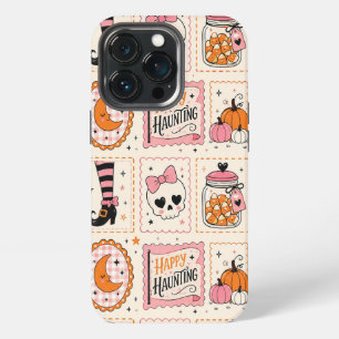 Happy Haunting Pink Skull Stamp Case