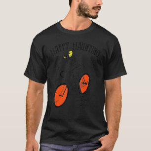 Happy Haunting Skeleton Cycling For Cycling T-Shirt