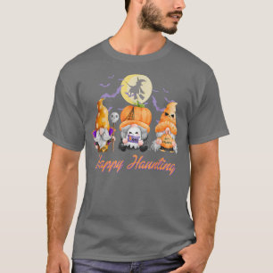 Happy Haunting Spooky Gnomes costume funny Hallowe T-Shirt