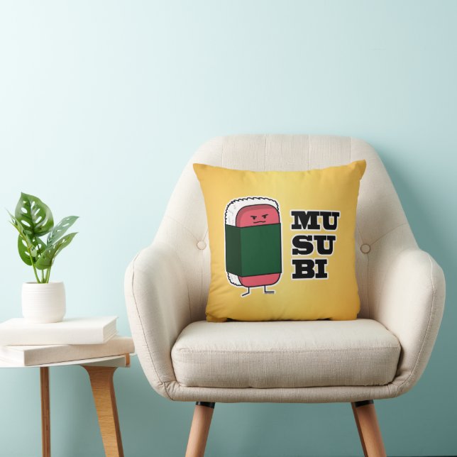 Happy Hawaiian Musubi Sushi Nori Cushion (Chair)